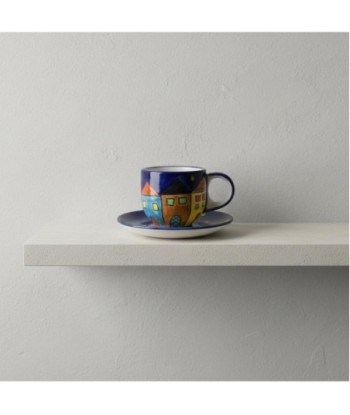 Elegante Taza de Café con Plato para Desayuno, Taza Cerámica con Diseño Moderno, Ideal para Té, Regalo Perfecto