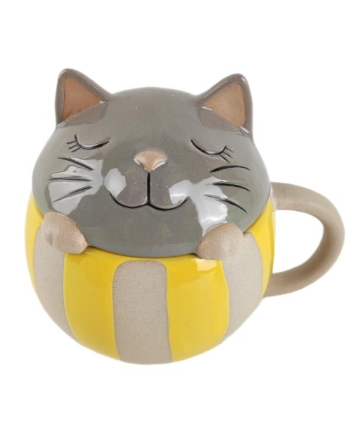 Taza de Gato Divertida para Café o Té, Regalo Original para Amantes de los Gatos, Decoración Hogar, Cerámica