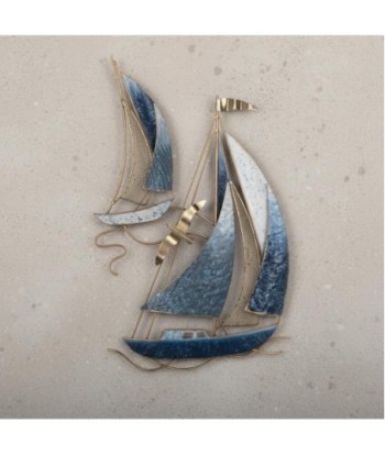 Adorno de Pared Náutico Barco Velero Decoración Marinera para Hogar, Oficina o Negocio - Diseño Detallado en