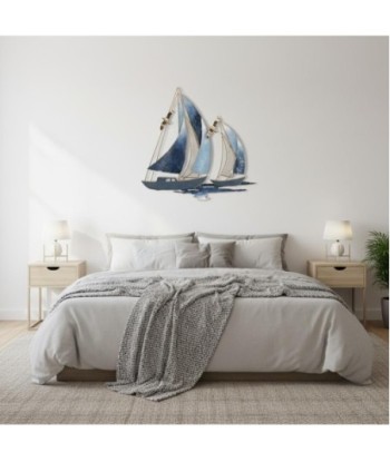 Adorno de Pared Náutico Barco Velero Decoración Marinera para Hogar y Oficina, Estilo Costero