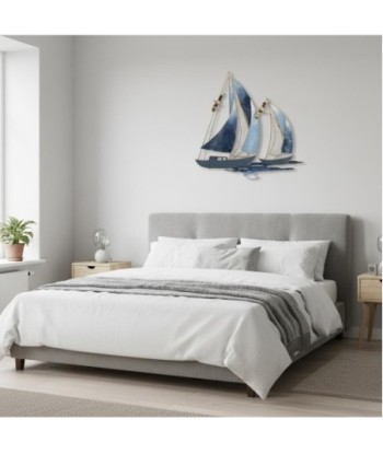 Adorno de Pared Náutico Barco Velero Decoración Marinera para Hogar y Oficina, Estilo Costero