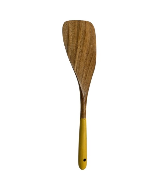 Paleta de Cocina de Madera de Acacia, Utensilio para Cocinar, Resistente al Calor, Ideal para Mezclar y Servir,