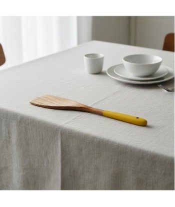 Paleta de Cocina de Madera de Acacia, Utensilio para Cocinar, Resistente al Calor, Ideal para Mezclar y Servir,