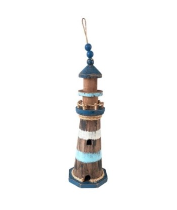 Decoración Faro Náutico Vintage - Perchero de Pared Decorativo - Accesorio Estilo Marinero para Hogar y Oficina