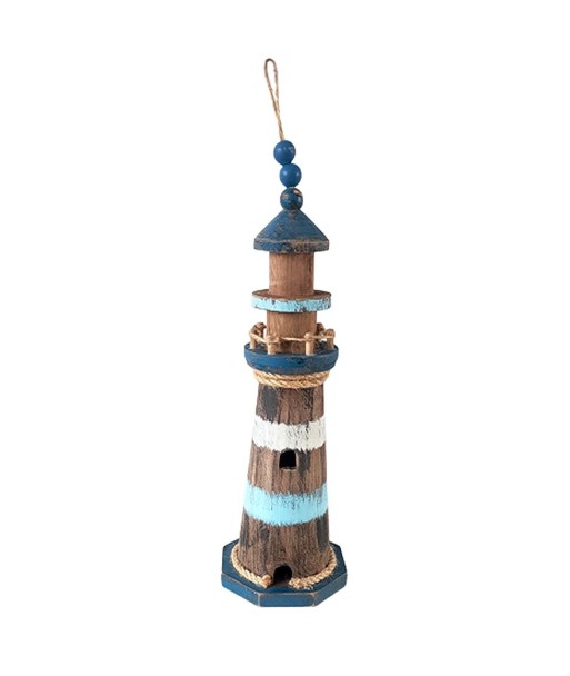 Decoración Faro Náutico Vintage - Perchero de Pared Decorativo - Accesorio Estilo Marinero para Hogar y Oficina
