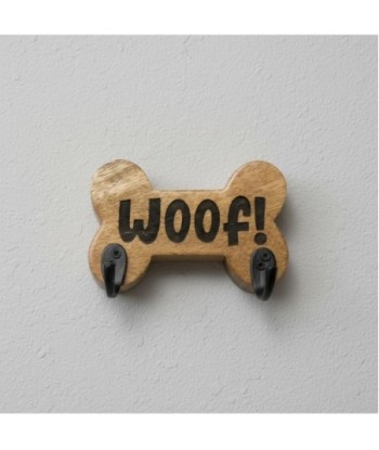 Perchero Decorativo Forma Hueso Perro para Pared, Diseño Rústico, Ideal para Colgar Ropa y Accesorios de Mascotas