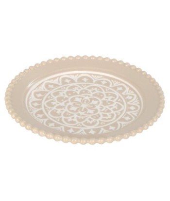 Plato de Porcelana Decorativo para Comedor, Diseño Bohemio, Ideal para Eventos, Resistente y Elegante, Set de