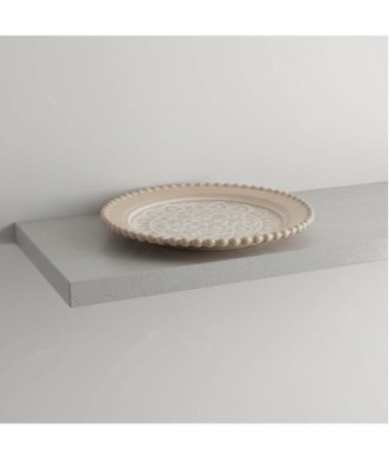 Plato de Porcelana Decorativo para Comedor, Diseño Bohemio, Ideal para Eventos, Resistente y Elegante, Set de