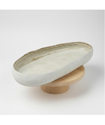 Plato de Porcelana Blanco Estilo Bohemio para Decoración de Mesa, Ideal para Servir Comidas y Postres Elegantes