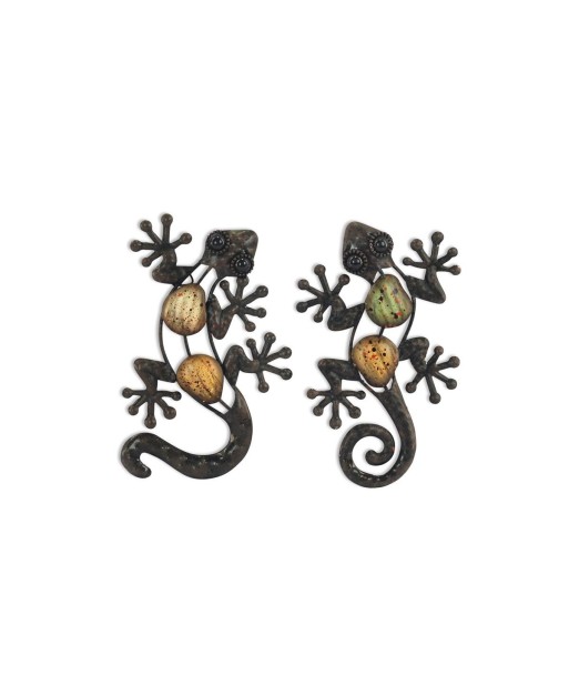 By SIGRIS Lagartos Mini Incluye 2 Unidades Adorno Pared Jardín Colección Rústico Signes Grimalt Decor And Go