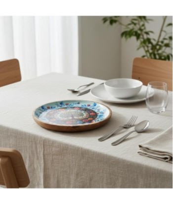 Plato Decorativo Árbol de la Vida para Cocina, Bandeja de Madera Artesanal, Diseño Único, Decoración Hogar, Regalo
