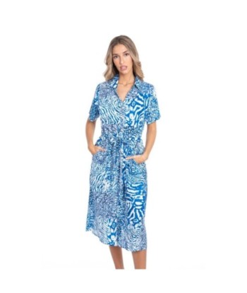 Vestido Largo Midi Animal Print Mujer - Estilo Elegante y Versátil para Ocasiones Especiales - Ropa de Moda Mujer