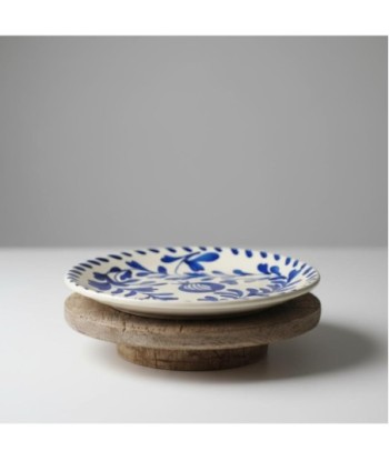 Plato de Postre Cerámica Elegante para Decoración de Mesa, Ideal para Postres, Diseño Moderno y Versátil