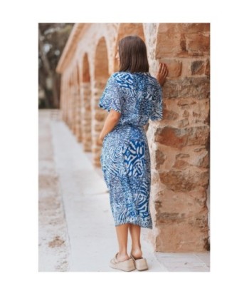 Vestido Largo Midi Animal Print Mujer - Estilo Elegante y Versátil para Ocasiones Especiales - Ropa de Moda Mujer