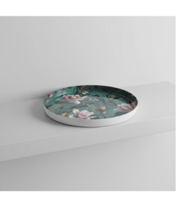 Plato Decorativo de Metal con Diseño de Flores, Ideal para Decoración del Hogar, Bandeja Moderna para Mesas y Plato Decorativo de Metal con Diseño de Flores, Ideal para Decoración del Hogar, Bandeja Moderna para Mesas y