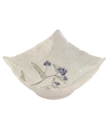 Plato Decorativo Flores Cerámica Moderna para Hogar, Decoración Bohemia, Accesorio de Mesa, Diseño Elegante