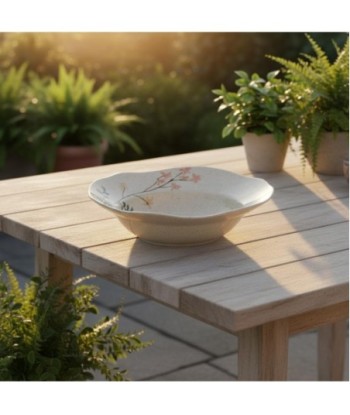 Plato de Cerámica Decorativo para Mesa, Diseño Floral, Ideal para Comedor, Cocina o Sala, Accesorio Bohemio Único Plato de Cerámica Decorativo para Mesa, Diseño Floral, Ideal para Comedor, Cocina o Sala, Accesorio Bohemio Único
