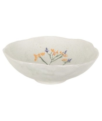 Plato Decorativo Cerámica Gres Diseño Floral Elegante para Decoración de Interiores y Exteriores