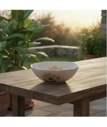 Plato Decorativo Flores Cerámica Estilo Bohemio Decoración Hogar Regalo Original Diseño Exclusivo