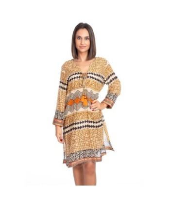 Kurta Multicolor para Mujer - Estilo Étnico, 100% Algodón, Lavado a Mano, Diseño Floral, Moda Casual y Elegante