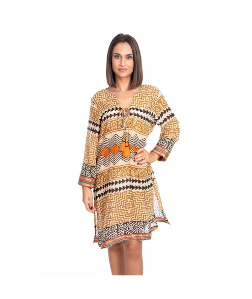 Kurta Multicolor para Mujer - Estilo Étnico, 100% Algodón, Lavado a Mano, Diseño Floral, Moda Casual y Elegante