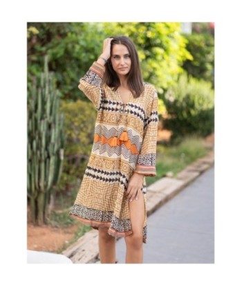 Kurta Multicolor para Mujer - Estilo Étnico, 100% Algodón, Lavado a Mano, Diseño Floral, Moda Casual y Elegante