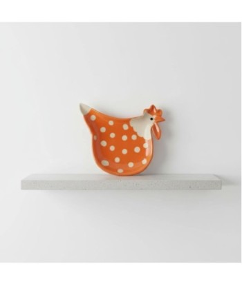 Plato Decorativo de Cerámica en Forma de Gallina - Ideal para Decoración del Hogar y Regalos Originales