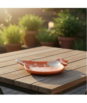 Plato Decorativo de Cerámica en Forma de Gallina - Ideal para Decoración del Hogar y Regalos Originales
