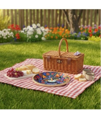 Plato para Gato Antideslizante de Madera de Mango, Diseño Multicolor, Ideal para Alimentos Secos y Húmedos, Resistente