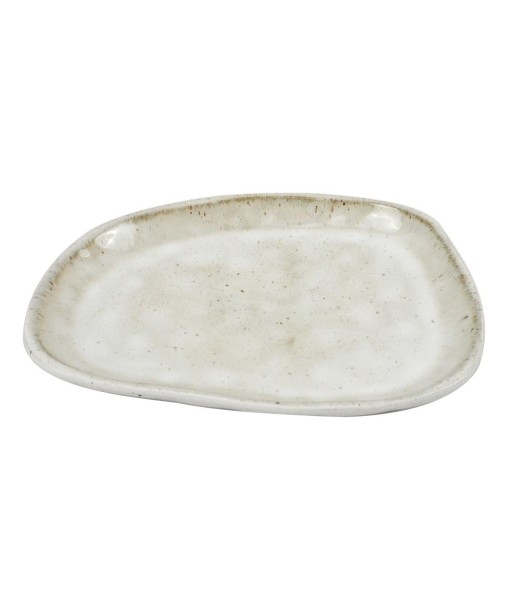 Plato Decorativo de Porcelana para Cocina y Comedor, Diseño Elegante, Ideal para Presentación de Alimentos y