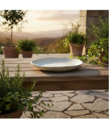 Plato Decorativo Grande de Porcelana Estilo Bohemio para Hogar - Ideal para Decoración de Interiores y Eventos