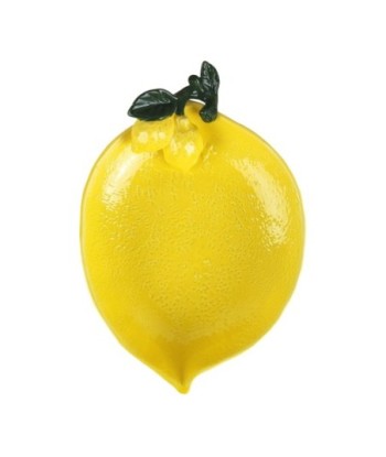 Plato Decorativo Limones Estilo Mediterráneo, Ideal para Cocina, Comedor o Sala, Diseño Exclusivo y Elegante