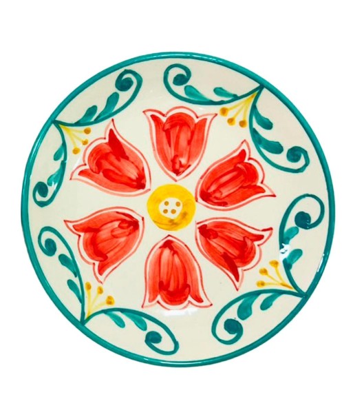 Plato Llano de Cerámica para Comedor - Ideal para Uso Diario y Eventos Especiales - Diseño Elegante y Resistente