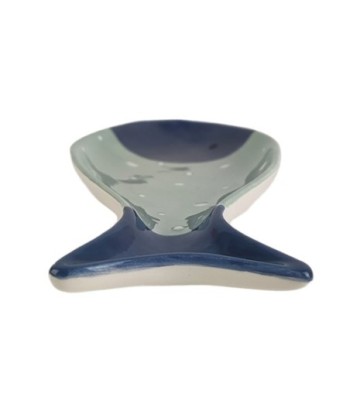 Plato Decorativo Pez de Porcelana Artesanal para Decoración del Hogar, Ideal para Regalo y Colección Marinera