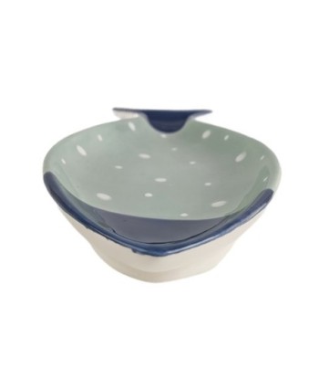 Plato Decorativo Pez de Porcelana Artesanal para Decoración del Hogar, Ideal para Regalo y Colección Marinera