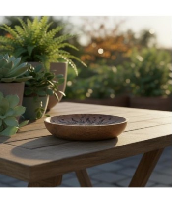 Plato Decorativo Sol de Madera Mango, Diseño Étnico, Bandeja Decorativa para Comedor, Cocina o Sala, Regalo Original