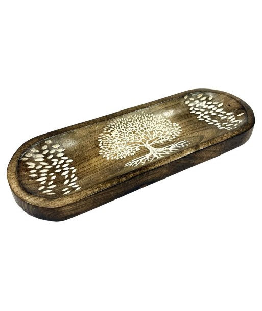 Quemador de Incienso Árbol de la Vida de Madera - Porta Incienso Decorativo para Aromaterapia y Meditación