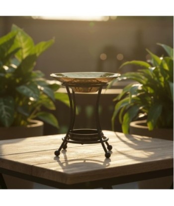 Plato Quemador de Incienso Decorativo, Portaincienso de Metal para Aromaterapia, Diseño Elegante para Regalo