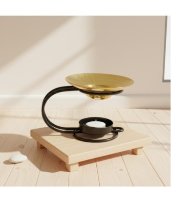 Plato Quemador de Incienso Decorativo, Ideal para Aromaterapia y Meditación, Diseño Elegante para Hogar y Oficina