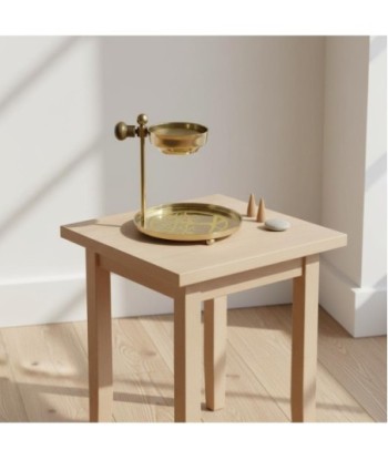 Quemador de Incienso Árbol de la Vida de Latón, Portaincienso Decorativo Estilo Zen para Aromaterapia y Meditación