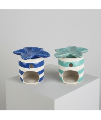 Portavelas Decorativo Estrella de Mar, Set de 2, Diseño Náutico, Ideal para Decoración de Hogar, Regalo Original