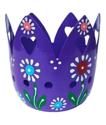 Portavelas Decorativo Multicolor 6 Piezas, Diseño Exótico de Metal para Ambientes Acogedores, Ideal para Regalos