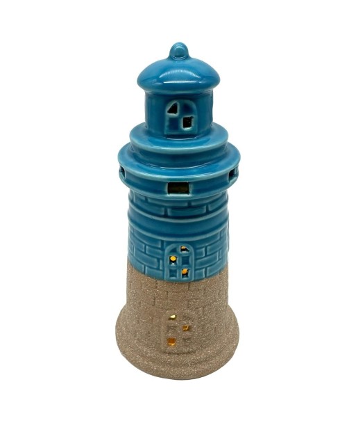 Portavelas Faro Decorativo Estilo Marinero para Hogar, Ideal para Decoración Náutica, Regalo Original para Amantes