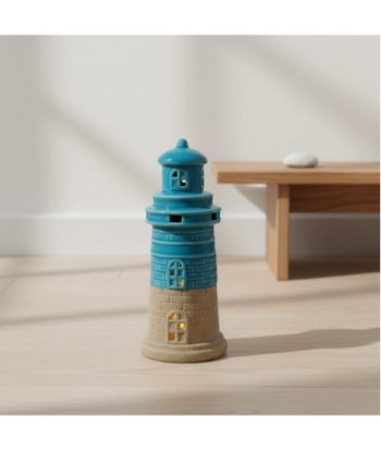 Portavelas Faro Decorativo Estilo Marinero para Hogar, Ideal para Decoración Náutica, Regalo Original para Amantes
