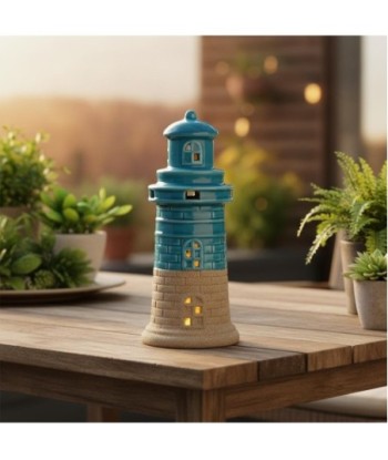 Portavelas Faro Decorativo Estilo Marinero para Hogar, Ideal para Decoración Náutica, Regalo Original para Amantes