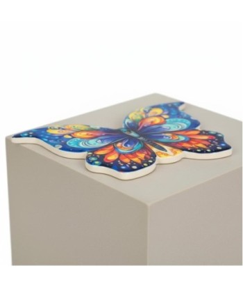 Posavasos de Cerámica Mariposa, Set de 4, Diseño Multicolor, Decoración para Hogar, Regalo Perfecto para Cualquier