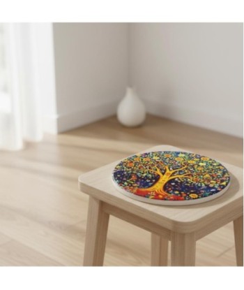 Posavasos Decorativos Árbol de la Vida, Juego de 4, Diseño Único, Protección de Superficies, Regalo Perfecto