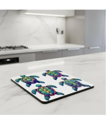Posavasos Originales Tortuga Juego de 4 Unidades Diseño Marino Antideslizante para Decoración de Mesa y Cocina