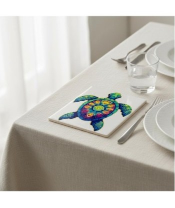 Posavasos Originales Tortuga Juego de 4 Unidades Diseño Marino Antideslizante para Decoración de Mesa y Cocina