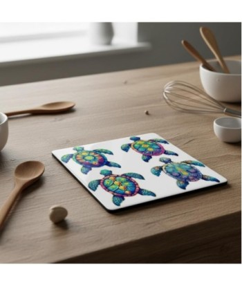 Posavasos Originales Tortuga Juego de 4 Unidades Diseño Marino Antideslizante para Decoración de Mesa y Cocina